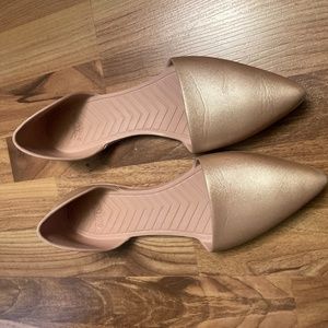Rose Gold Native Shoes Audrey Flats